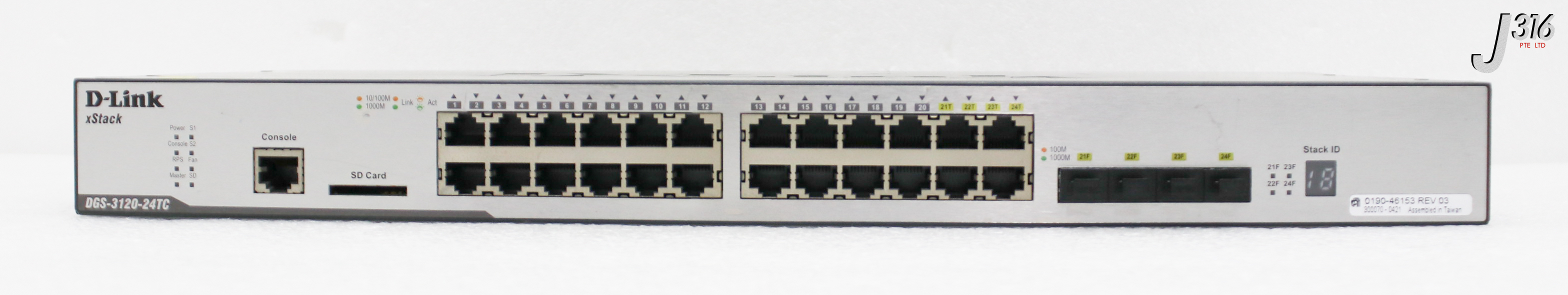 37015 D-LINK 24TC- PORT XSTARCK ETHERNET SWITCH, AMAT 0190-46153